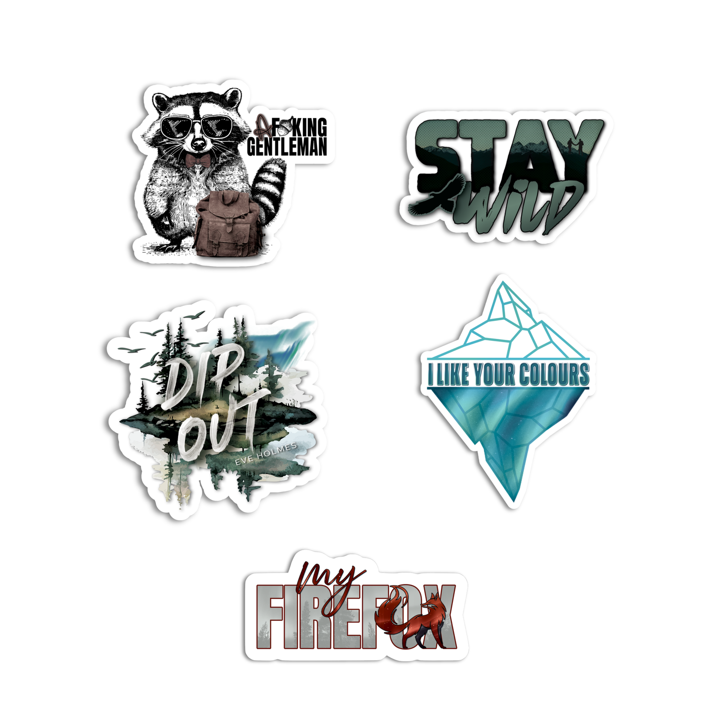 Dip Out Sticker Pack