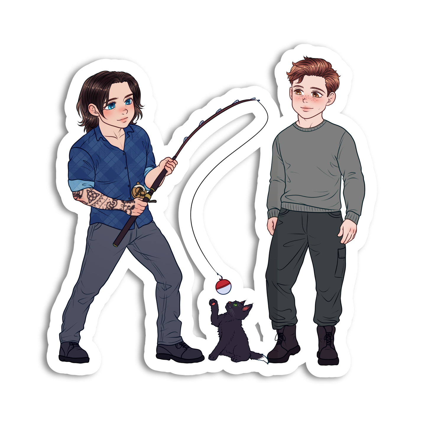 Tide Over Chibi Sticker