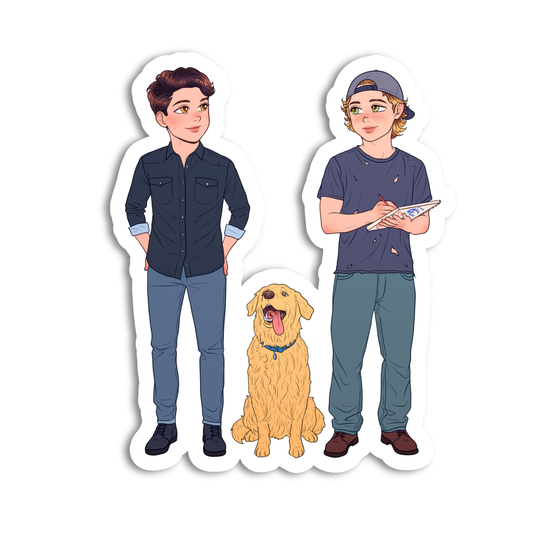 Hollow Heart Chibi Sticker