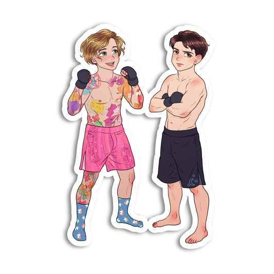 No Holds Barred Chibi Sticker